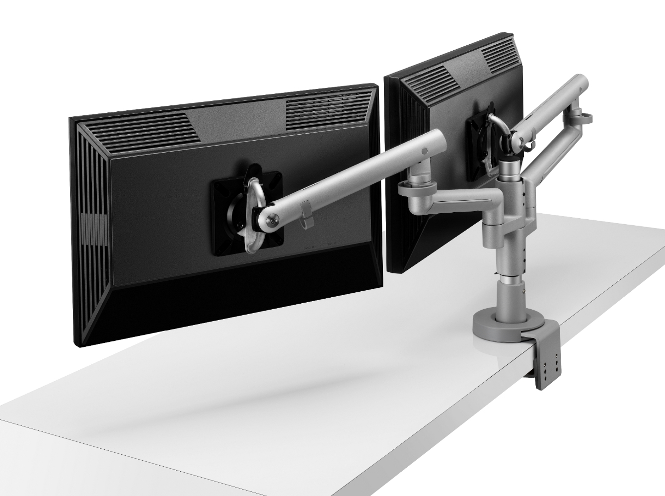 办公辅件|显示器支架|办公家具|万象城(中国)家具|Wishbone 台面显示屏（立柱）支架